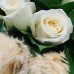 Bouquet de rosas blancas Cola de Caballo