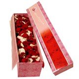 Caja de pétalos de rosa Rocío